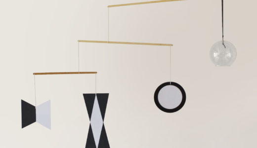 ムナリモビールの作り方 空気の流れで動くモビールが追視を促す Baby Mobile ブログ